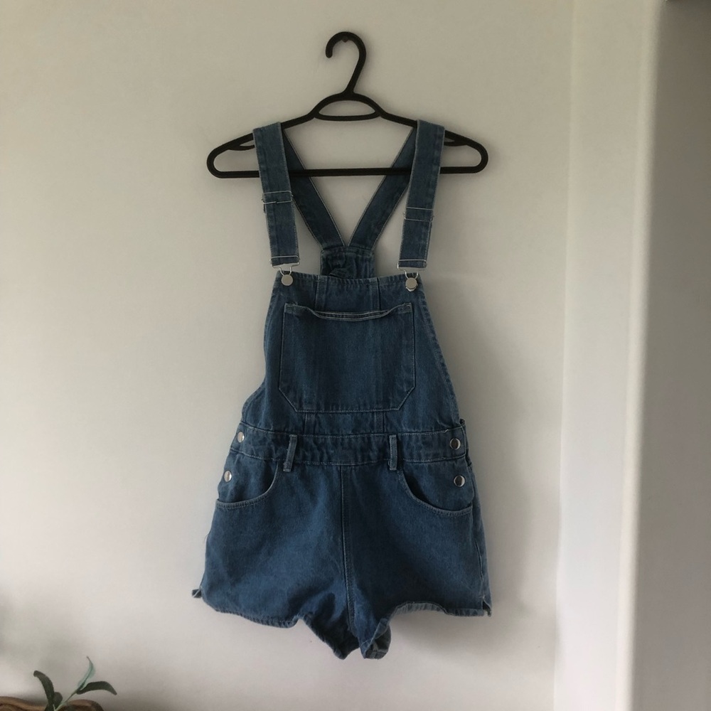 Zara Authentic Denim By TRF Denim Short Overalls | Size M
